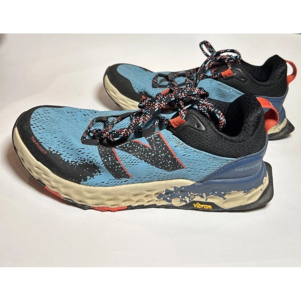 New Balance Shoes Womens Size 7.5 Hierro v5 Blue Trail Running Vibram Collab - Picture 3 of 11